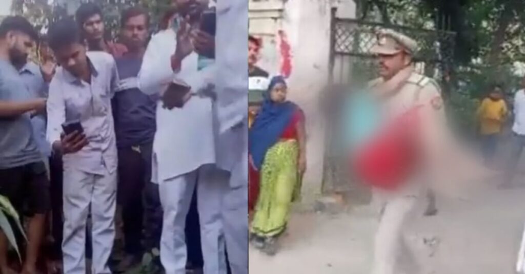 यूपी : बच्ची कराहती रही, लोग अलग-अलग एंगल से Video बनाते रहे, पुलिसवाला गोद में अस्पताल ले गया! 1 20221025 154559