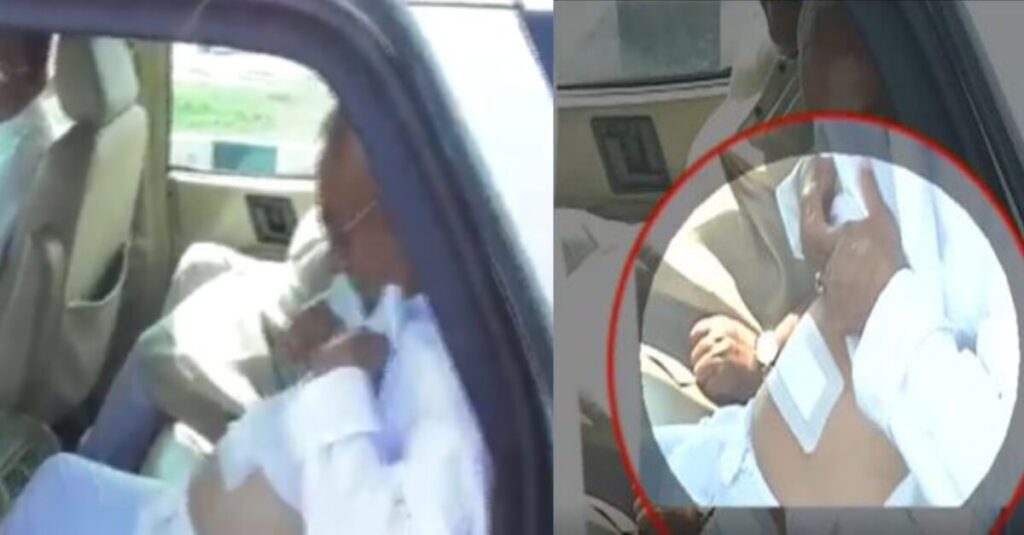 नीतीश कुमार के साथ लगातार दूसरी बार ऐसा...खुद कुर्ता उठाकर दिखाया पेट में लगी चोट 1 20221026 135239