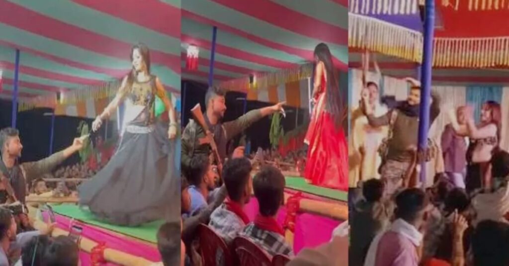 चली समियाना में आज तोहरा चलते गोली... और बिहार पुलिस के जवान ने तान दी SLR, वीडियो वायरल 1 20221102 081942