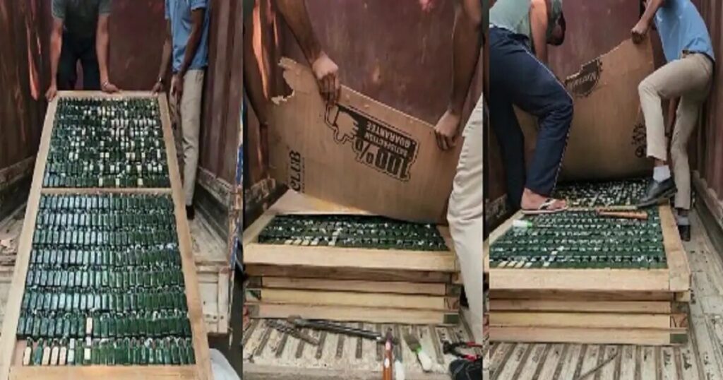 शराब तस्करी का अनोखा तरीका देख माथा पीट लेंगे! 6 दरवाजों में सेट कर दीं 2100 बोतलें, ट्रिक देखकर हर कोई हैरान 1 Liquor 1 166745149316x9 1