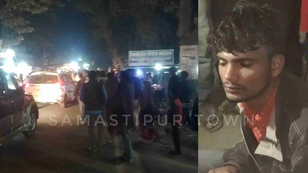 खानपुर में देर शाम मोबाइल चोरी कर रहे युवक की लोगों ने जमकर कर दी धुनाई, पिटाई के बाद पुलिस के हवाले 1 GridArt 20221226 225048227 01