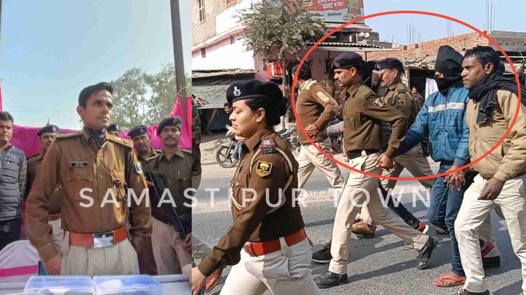 लूट के आरोपी को पैदल ही सड़क पर लेकर उतरे SP, घटनास्थल पर स्वर्ण व्यवसायी से लूट मामले का किया खुलासा 1 Picsart 23 01 28 15 04 34 094