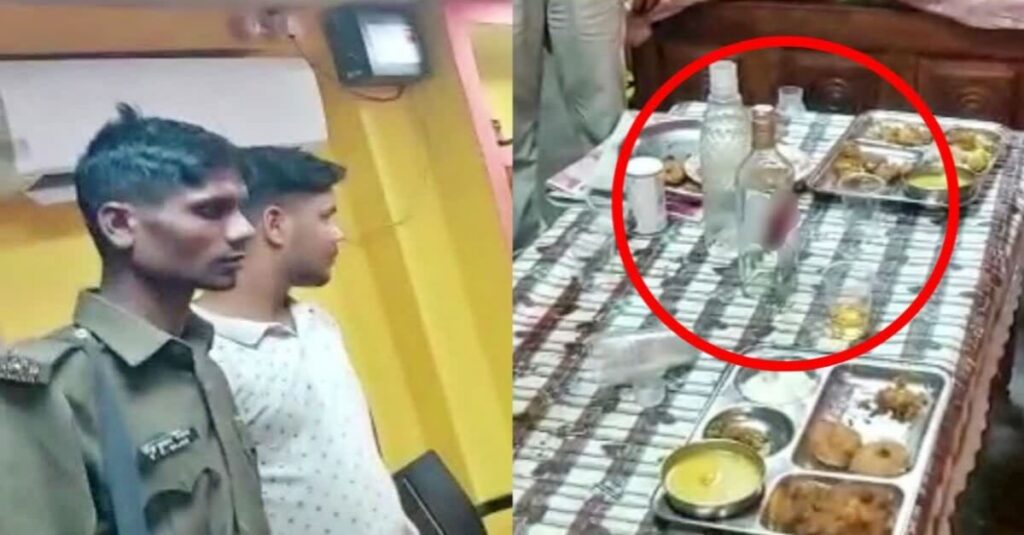 बिहार: होली में मुखिया के घर चल रही थी शराब पार्टी, पुलिस की छापेमारी ने खेल बिगाड़ा 1 20230308 091646