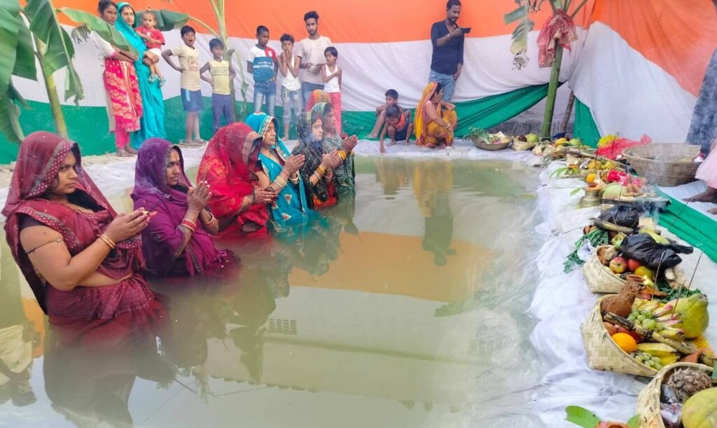दलसिंहसराय प्रखंड अंतर्गत केवटा पंचायत में धूमधाम से मनाया गया चैती छठ महोत्सव 1 IMG 20230327 WA0116 01