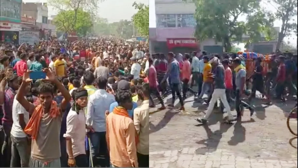 बिहार: भीम आर्मी नेता की शवयात्रा के दौरान बवाल, दुकान व नगर परिषद कार्यालय में तोड़फोड़; तनाव का माहौल 1 14 04 2023 bhim army leader murder update 23385266 12299735