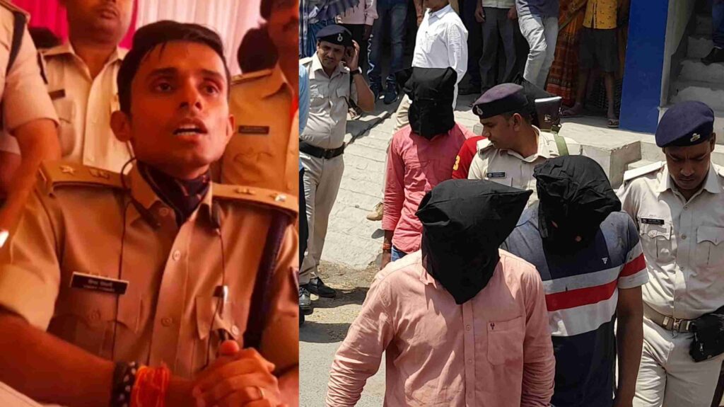 समस्तीपुर में बीते दिनों हुए 3 बैंक लूटकांडों का SP ने किया खुलासा, चार अपराधियों को 20 लाख 23 हजार रुपये नगद के साथ किया गिरफ्तार 1 GridArt 20230413 145453545