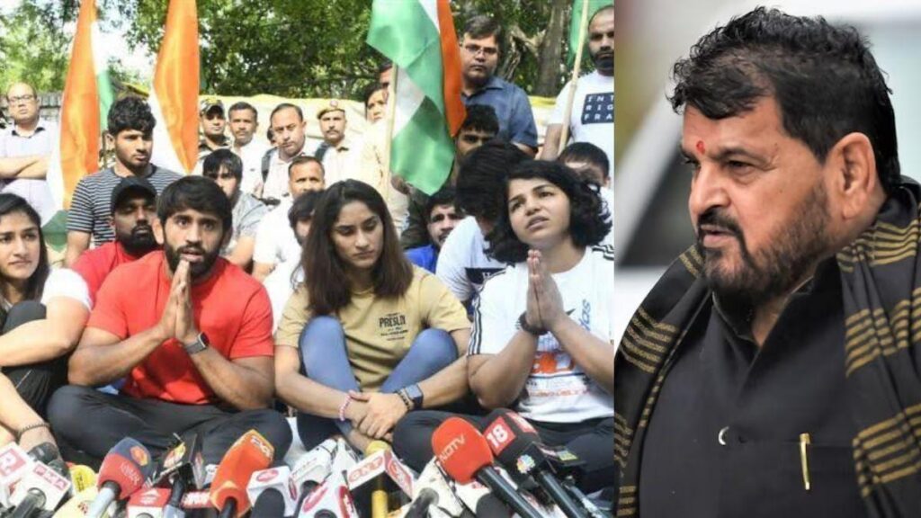 पहलवानों ने बृजभूषण की नार्को टेस्ट की चुनौती स्वीकारी, कहा- पूरे देश में हो नार्को टेस्ट का लाइव प्रसारण... 1 brij 1 sixteen nine