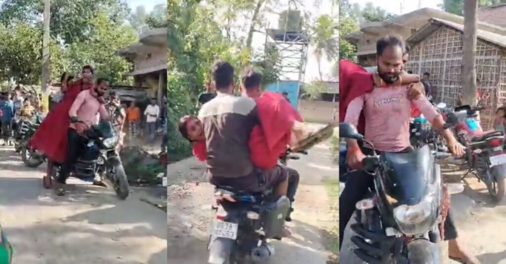 बिहार में लड़की ने अपनी मर्जी से कर ली शादी, बाइक पर दिनदहाड़े टांग ले गए नाराज घर वाले, जानिए फिर क्या हुआ 1 20230605 180040