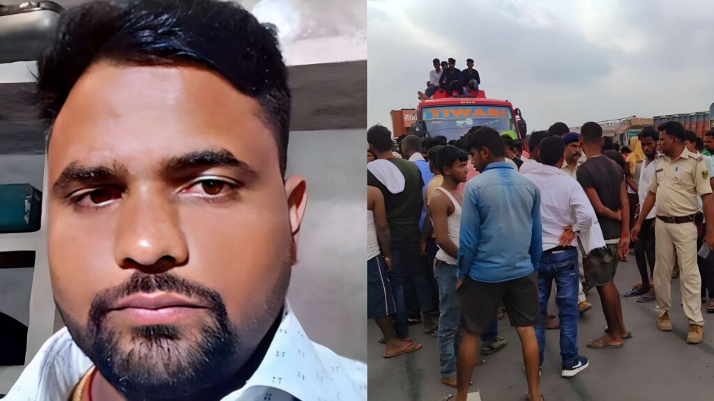 सिक्सलेन पुल से सोन नदी में गिरा ट्रक ड्राइवर, देर रात अवैध बालू खनन के खिलाफ चल रही थी चोकिंग 1 Picsart 23 06 27 11 27 12 352