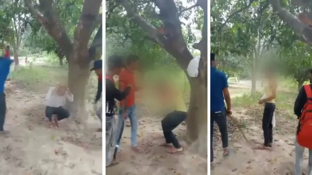 बिहार: कोचिंग शिक्षक को छात्रों ने बेल्ट से पीटा, कपड़े उतरवाकर बगीचे में कराया उठक-बैठक; वीडियो वायरल 1 08 07 2023 viral video 23464893