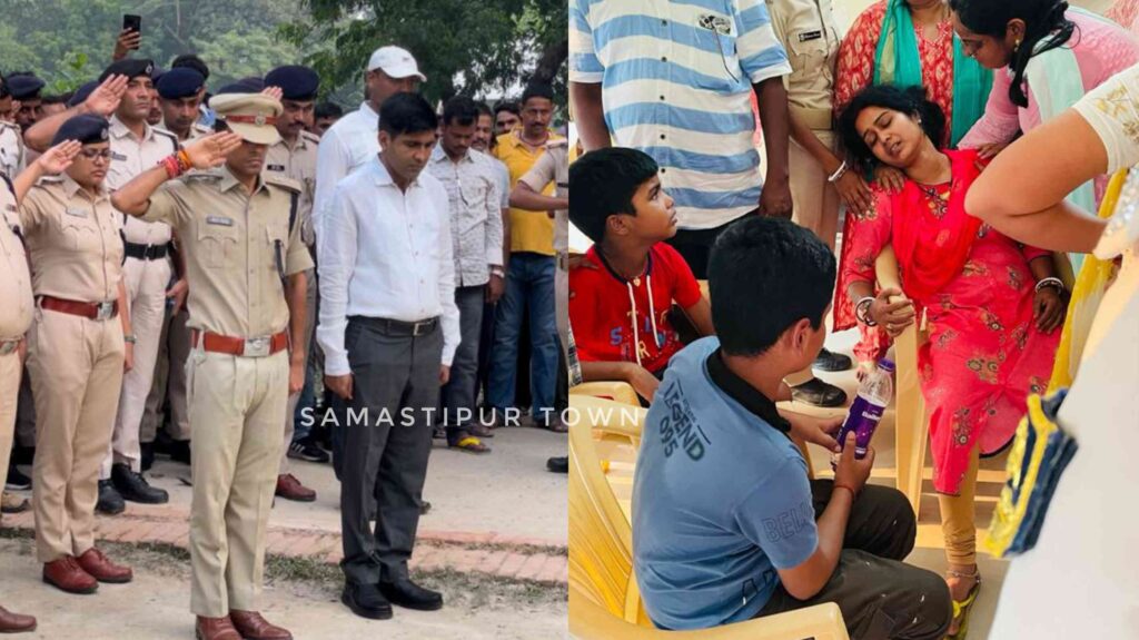 पंचतत्व में विलीन हुए शहीद SHO नंद किशोर यादव, पैतृक गांव में हुआ अंतिम संस्कार 1 GridArt 20230816 112827593 01