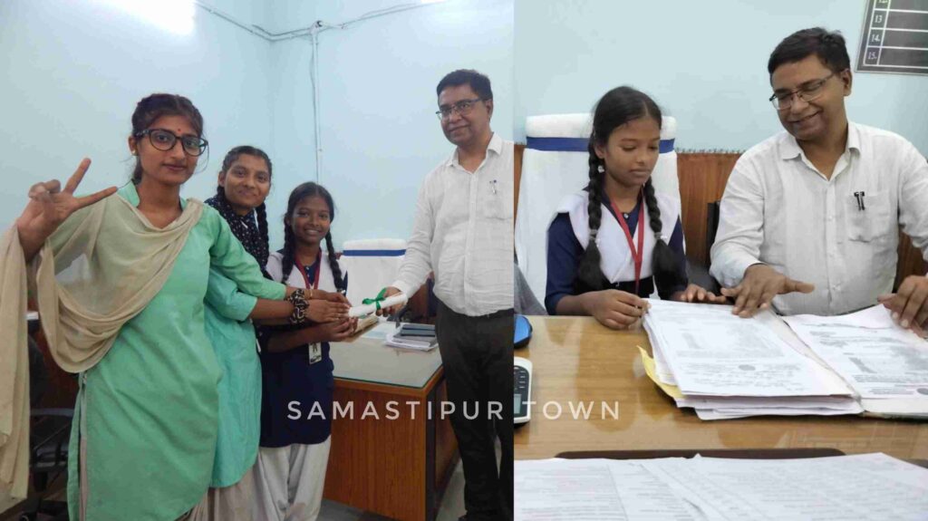 अंतराष्ट्रीय बालिका दिवस पर अंजली को एक दिन के लिये समस्तीपुर जिला शिक्षा कार्यक्रम अधिकारी बनाया गया 1 GridArt 20231012 083034154 01