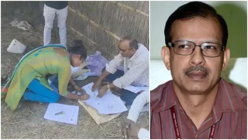बिहार: झोपड़ी में स्कूल, बच्चे का नामोनिशान नहीं, जमीन पर बैठकर शिक्षिका ने किया योगदान 1 17 11 2023 bpsc viral video 23582789 183359248