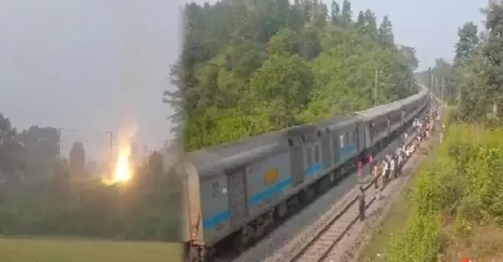 बिहार के जमुई में टला बड़ा हादसा, बर्निंग ट्रेन बनने से बची पुरी जयनगर एक्सप्रेस; ओवर हेड तार में लगी थी आग 1 20231103 184430