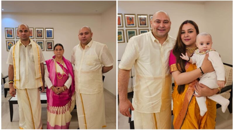 तेजस्वी की शादी की सालगिरह पर लालू परिवार ने तिरुपति बालाजी मंदिर में की पूजा-अर्चना, कात्यायनी का हुआ मुंडन 1 Picsart 23 12 09 09 29 37 794