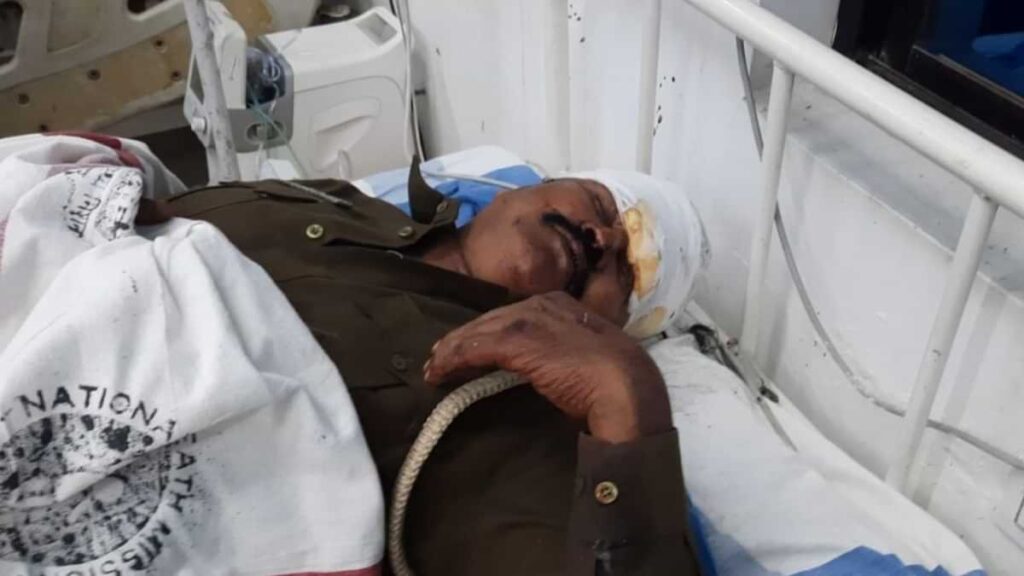 बिहार सरकार के मंत्री की एस्कॉर्ट गाड़ी का भीषण एक्सीडेंट, एक जवान की मौत, 4 गंभीर रूप से घायल 1 police 1