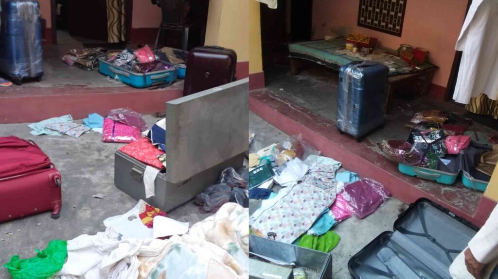 वारिसनगर में चोरों ने बंद घर का ताला तोड़कर नगदी सहित लाखों के सामान व जेवरात कि चोरी की 1 InCollage 20240208 095624272