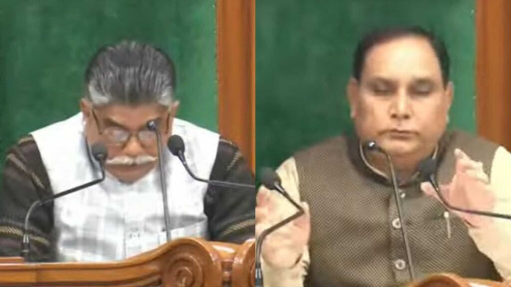 बिहार विधानसभा की कार्यवाही: अवध बिहारी चौधरी ने स्पीकर की कुर्सी छोड़ी, अब उपाध्यक्ष महेश्वर हजारी चला रहे हैं सदन 1 InCollage 20240212 131651244