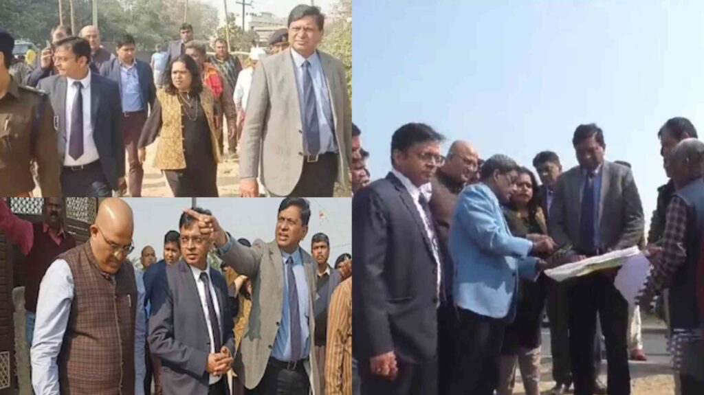 दरभंगा AIIMS निर्माण स्थल का केंद्रीय टीम ने किया निरीक्षण, कहा- कहां बनेगा एम्स... 1 InCollage 20240212 184159599