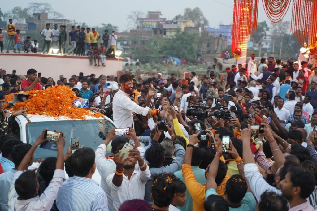 हाजीपुर में चिराग पासवान का जोरदार स्वागत, होली के बाद होगा उम्मीदवारों का ऐलान... 1 20240324 202700