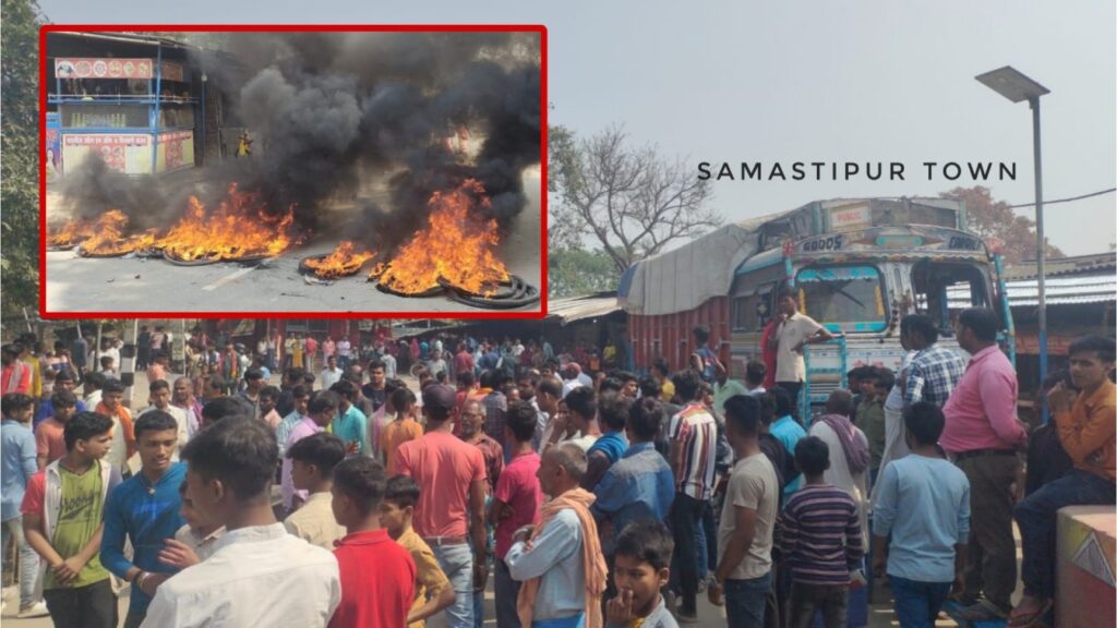 विद्यापतिनगर में तेज रफ्तार ट्रक दुकान में घुसा, महिला दुकानदार की मौत, तीन ग्राहक भी जख्मी 1 Picsart 24 03 23 11 08 35 866 01