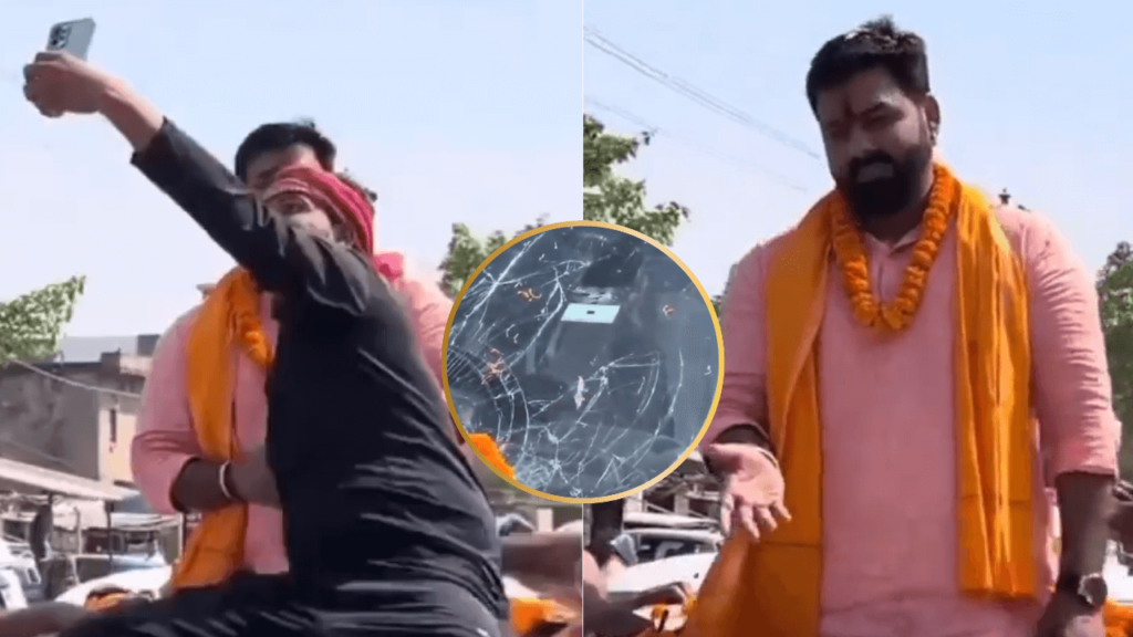 फैन्स ने पवन सिंह को लगाया चूना, रोड शो में 2 करोड़ की कार का टूटा शीशा तो पावर स्टार ने पकड़ लिया माथा 1 109682999 1