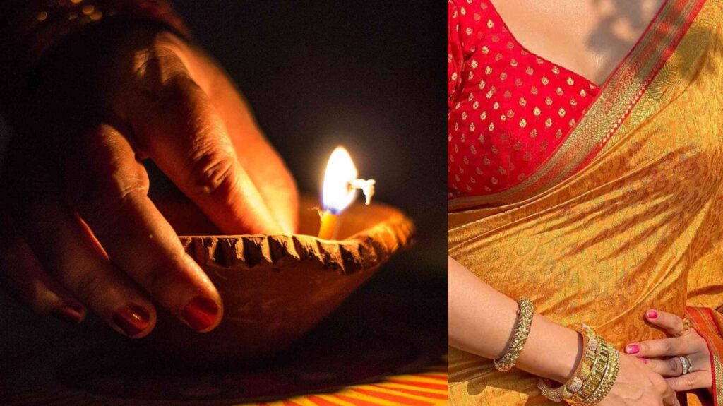 समस्तीपुर: पूजा के दौरान दीए की लौ से साड़ी में लगी आग, लपटों से झुलसकर महिला की मौत 1 InCollage 20240422 124910338