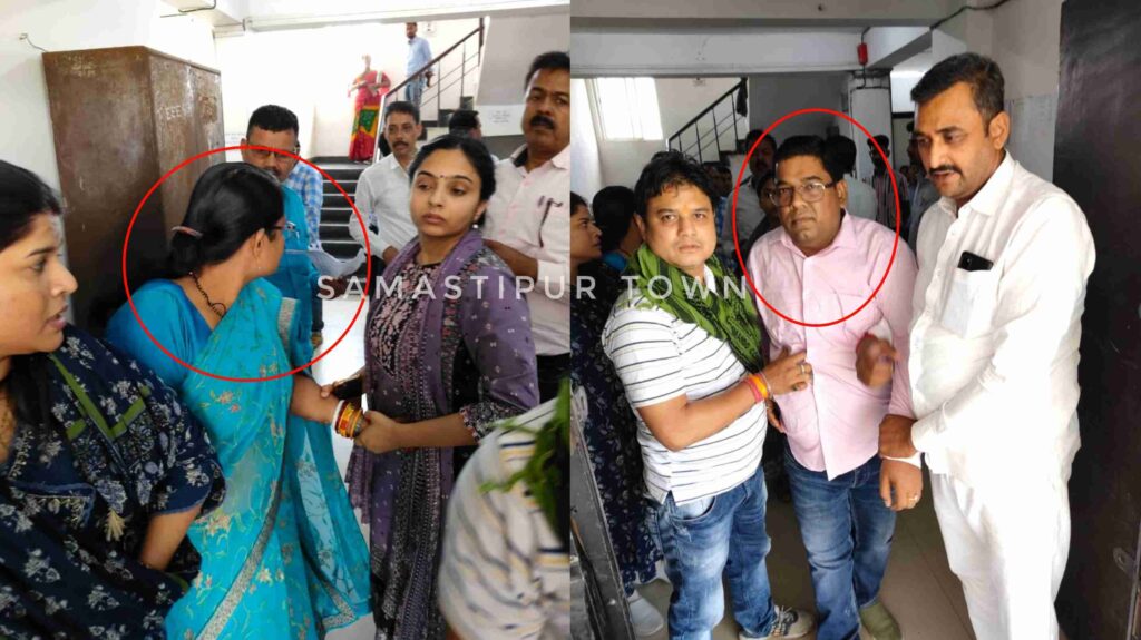 समस्तीपुर के व्यक्ति की शिकायत पर दरभंगा में निगरानी की टीम ने बिजली विभाग के दो अधिकारी को 40 हजार रिश्वत लेते रंगे हाथ किया गिरफ्तार 1 Picsart 24 04 03 22 16 16 868 01