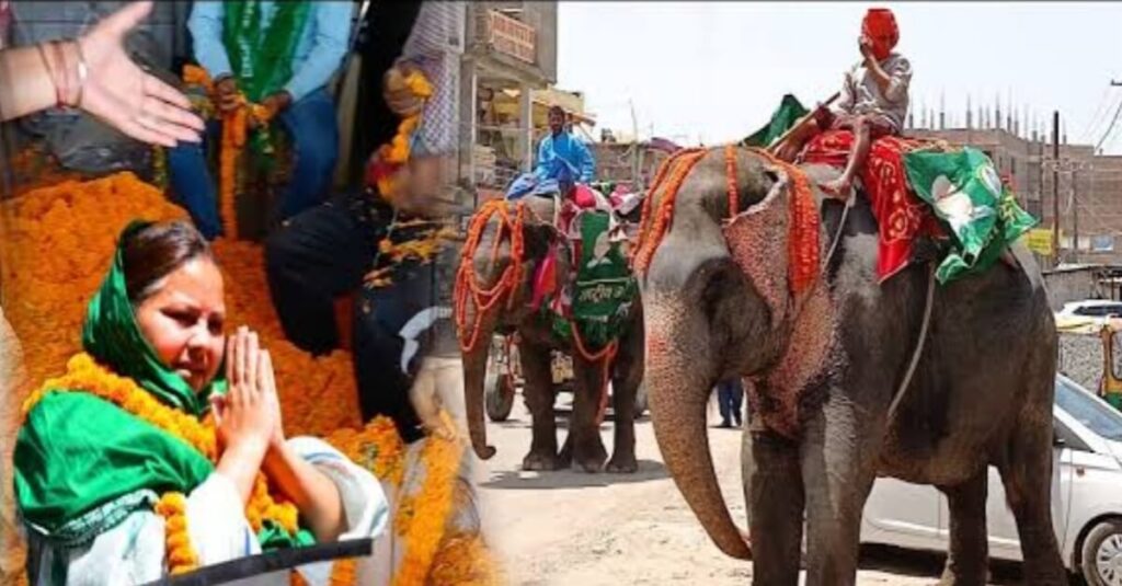 मीसा के रोड शो मामले में RJD नेता पर केस; लौंडा नाच और हाथी-घोड़ों की निकली थी परेड 1 20240517 080343