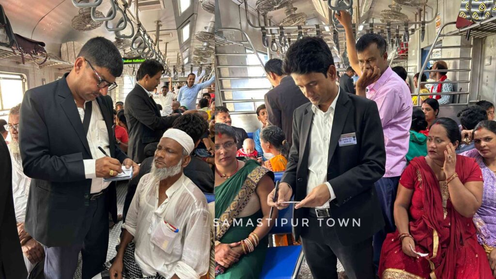 समस्तीपुर मंडल द्वारा 12 घंटे तक चलाया गया मेगा टिकट महाचेकिंग अभियान, 7 हजार 275 बेटिकट यात्रियों से 56 लाख 93 हजार 430 रूपये की वसूली 1 InCollage 20240522 222800775 01