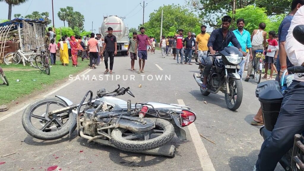 समस्तीपुर के बाईपास रोड में सड़क दुर्घटना के बाद हिंसा फैलाने वाले असामाजिक तत्वों पर पुलिस ने की FIR दर्ज 1 20240603 103247