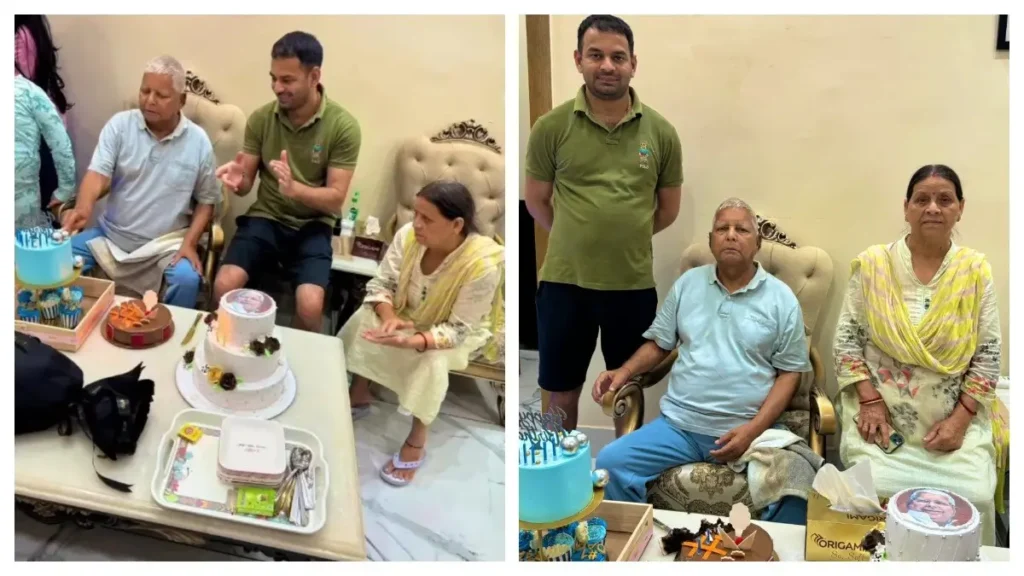 आज अपने 77वें जन्मदिन पर 77 पाउंड का केक काटेंगे लालू यादव, परिवार संग आधी रात को मनाया बर्थडे 1 6667b267bc089 lalu yadav birthday 111150648 16x9 1