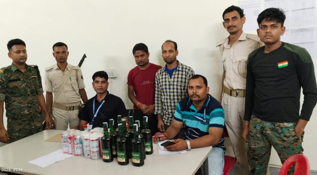 उत्पाद विभाग की टीम ने समस्तीपुर के अलग-अलग थाना क्षेत्र से विदेशी शराब और बीयर किया बरामद 1 IMG 20240611 WA0127