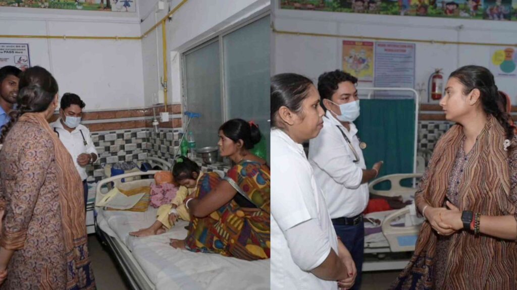 निरीक्षण के लिए रात में समस्तीपुर सदर अस्पताल पहुंची सांसद शांभवी; कुव्यवस्था देख जताई नाराजगी, कहीं जलजमाव तो कहीं डॉक्टर ही गायब 1 InCollage 20240709 073313288