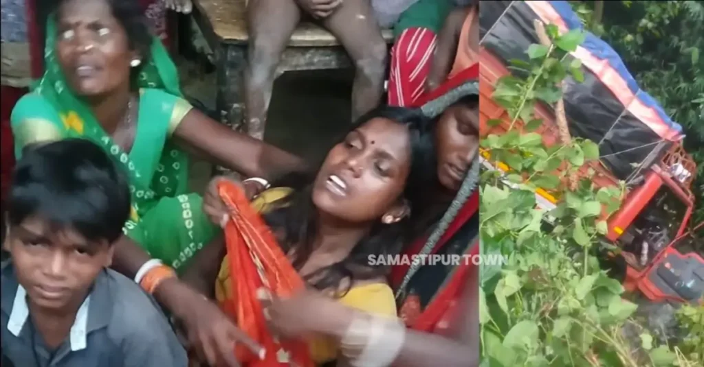 समस्तीपुर: स्कूल जा रही आधा दर्जन बच्चियों को मिनी ट्रक ने कुचला, 2 की घटनास्थल पर ही मौत 1 20240914 122847