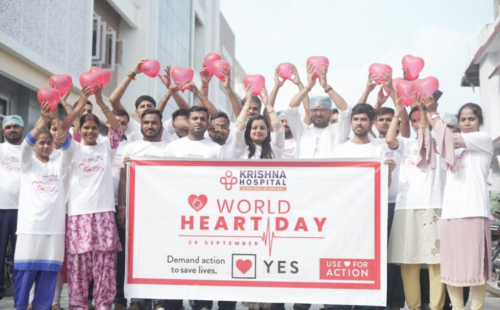 विश्व हृदय दिवस के अवसर पर समस्तीपुर कृष्णा हॉस्पिटल में विशेष समारोह का आयोजन, लोगों को किया गया जागरूक 1 IMG 20240929 WA0059