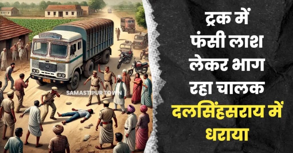 डाक पार्सल लिखे ट्रक से कुचला फिर ला'श को बेगूसराय से समस्तीपुर तक कई किलोमीटर तक घसीटता रहा चालक, लोगों ने पीछा कर पकड़ा 1 IMG 20241005 WA0048