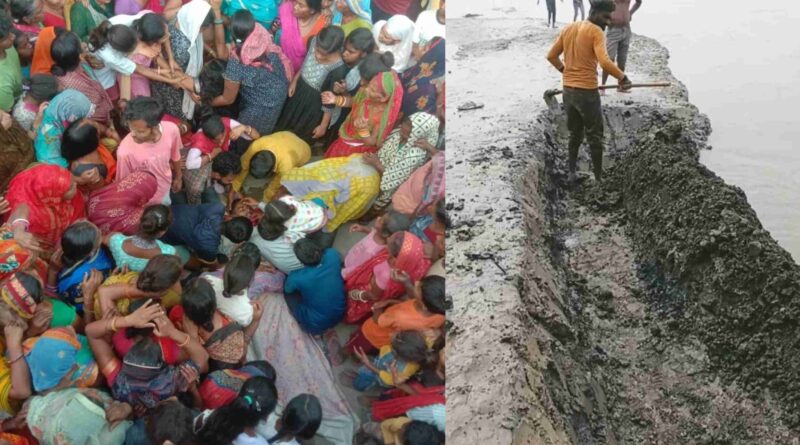 समस्तीपुर: घाट बनाते समय फिसलकर गिर गया प्रणव, इकलौते पुत्र को खोने के बाद माता-पिता बदहवास 1 InCollage 20241106 084733443