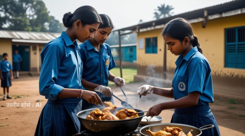 समस्तीपुर के इस विद्यालय में छुट्टी के बाद शिक्षकों ने छात्राओं से बनवाया चिकन, आक्रोशित गार्जियनों के पहुंचने पर शौचालय में छिपाया 1 IMG 20241229 WA0002