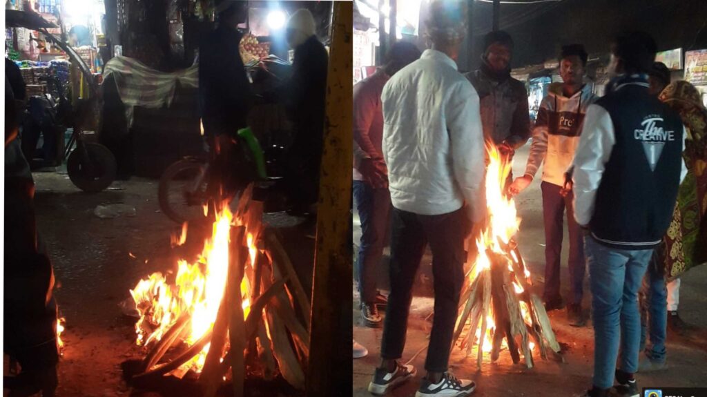समस्तीपुर नगर निगम द्वारा शहर में विभिन्न सार्वजनिक स्थलों पर करायी गयी अलाव की व्यवस्था 1 InCollage 20250103 071607425