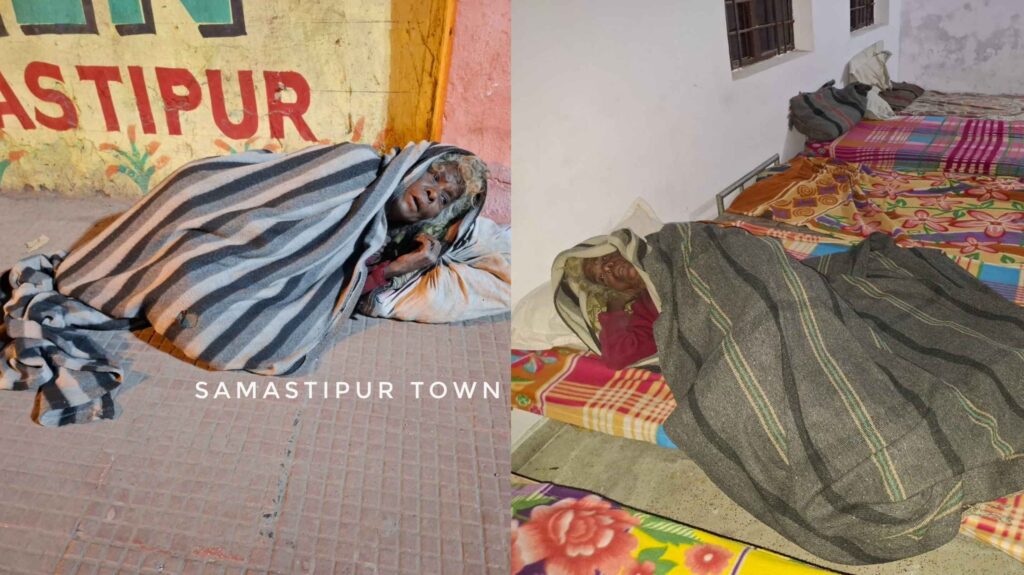 पहल: समस्तीपुर पटेल गोलंबर के पास पिछले 5 दिनों से फुटपाथ पर रात बीता रही वृद्ध महिला को शिक्षक ने पहुंचाया रैन बसेरा 1 InCollage 20250217 102930611