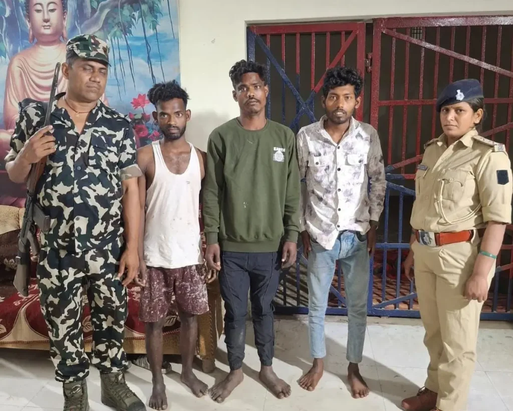 सड़क हादसे के बाद भड़के हिंसा व जाम के मामले में पुलिस ने तीन को किया गिरफ्तार 1 IMG 20250322 WA0034