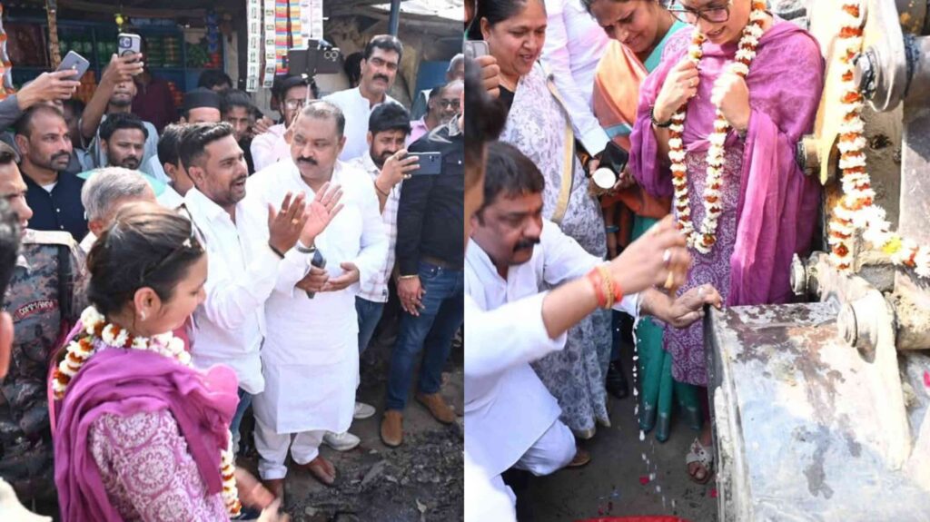 बहुचर्चित भोला टॉकीज गुमटी पर आरओबी का हुआ कार्यारंभ, गुमटी पर दिन भर लगा रहता है जाम 1 InCollage 20250322 222548850