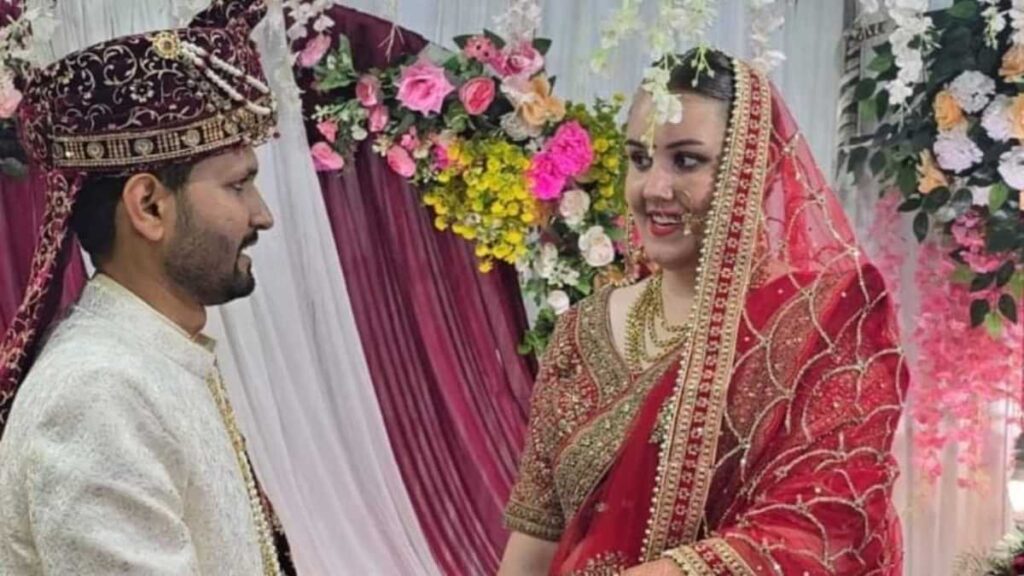 ऑस्ट्रेलिया की ‘लिव’ के हुए बिहार के ‘आलोक’, 8 हजार KM दूर से आ पटना में लिए सात फेरे 1 patna 1