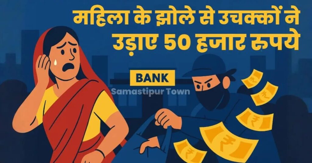 बैंक से पैसे निकालकर लौट रही महिला के झोले से उचक्कों ने उड़ाए 50 हजार रुपये, DRM कैंपस परिसर की घटना 1 IMG 20250416 WA0002