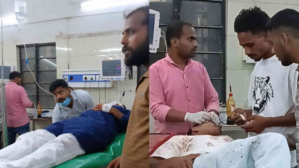 जितवारपुर चौथ में जमीनी विवाद को लेकर दो पक्षों में मारपीट की घटना, दोनों पक्षों से एक-एक जख्मी 1 InCollage 20250607 220627581