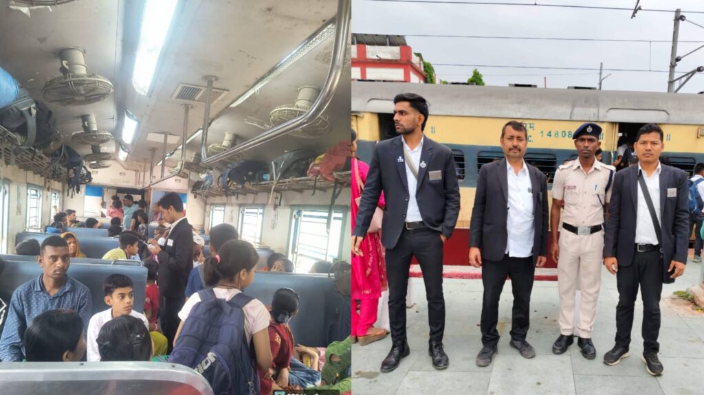 समस्तीपुर मंडल में 6 हजार 383 बेटिकट यात्रियों से वसूले गये 52.47 लाख रुपये जुर्माना 1 InCollage 20250612 121827498