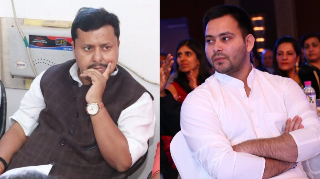 'मौका मिला तो वन विभाग की मिट्टी से मॉल बनावा रहे थे', नितिन नबीन का तेजस्वी पर हमला 1 InCollage 20250703 224353763