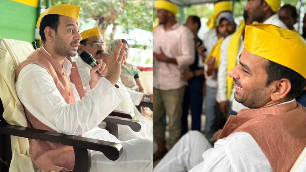हम हेलिकॉप्टर वाले नहीं जमीन के नेता हैं, विष पीकर रहते हैं; तेजप्रताप का छलका दर्द, तेजस्वी निशाने पर? 1 InCollage 20250728 150831747