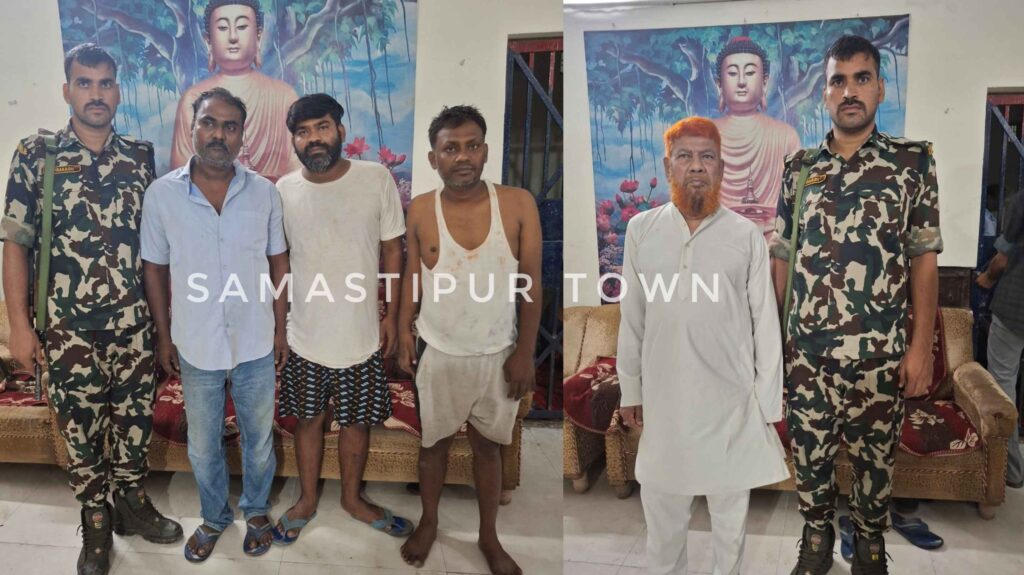 समस्तीपुर नगर थाने की पुलिस ने मारपीट मामले में तीन और एक वारंटी को किया गिरफ्तार 1 InCollage 20250730 084255448